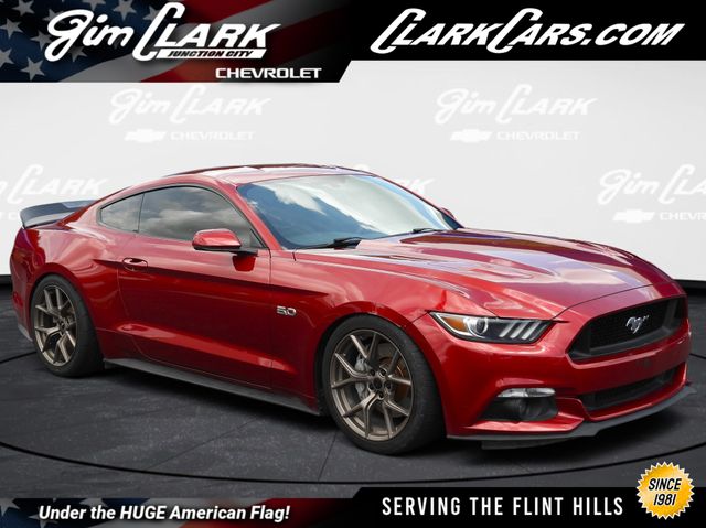 Ruby Red Metallic Tinted Clearcoat 2015 Ford Mustang GT Premium Coupe RWD Coupe Rear-Wheel Drive 6-Speed Manual