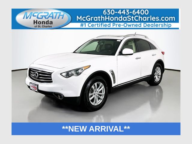 Moonlight White 2012 INFINITI FX35 AWD SUV / Crossover All-Wheel Drive 7-Speed Automatic