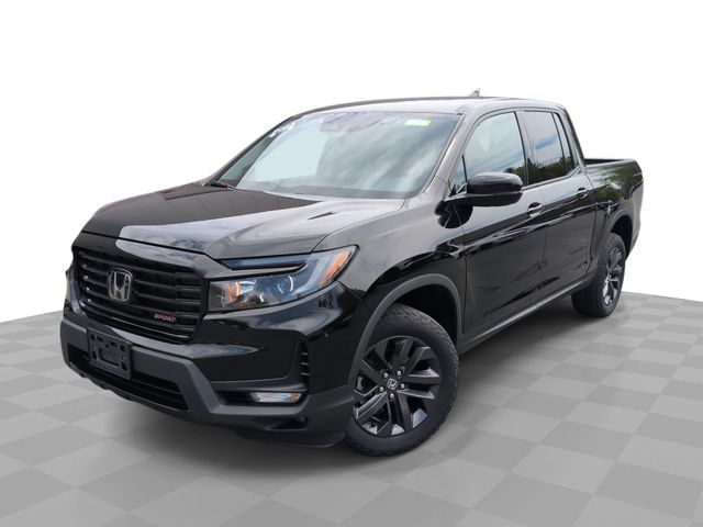 Crystal Black Pearl 2023 Honda Ridgeline Sport AWD Pickup Truck All-Wheel Drive 9-Speed Automatic