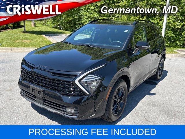 Ebony Black 2025 Kia Sportage SUV / Crossover All-Wheel Drive 8-Speed Automatic