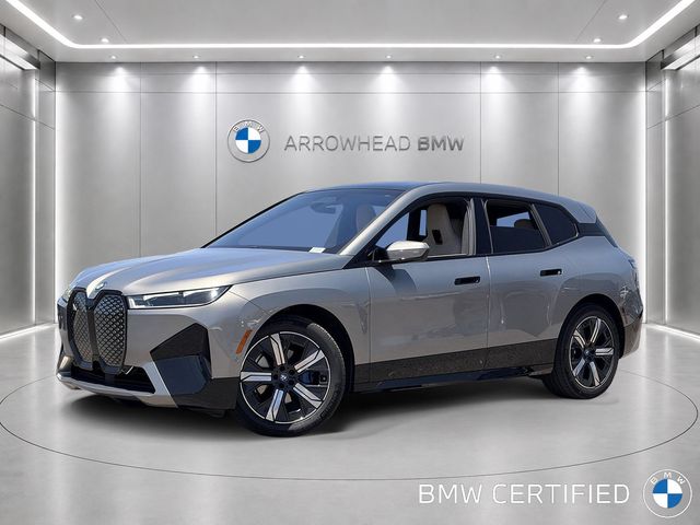 Oxide Gray Metallic 2024 BMW iX SUV / Crossover All-Wheel Drive Automatic