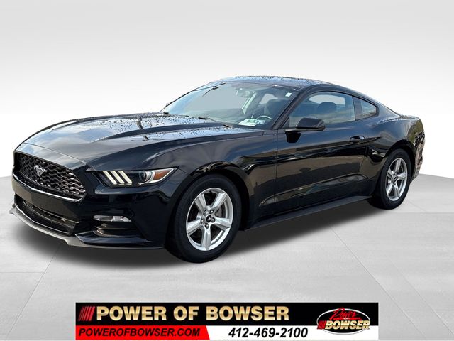 Shadow Black 2017 Ford Mustang V6 Coupe RWD Coupe Rear-Wheel Drive 6-Speed Automatic