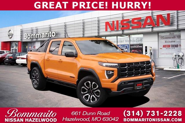 Desert Sun 2025 GMC Canyon Pickup Truck Four-Wheel Drive 8-Speed Automatic