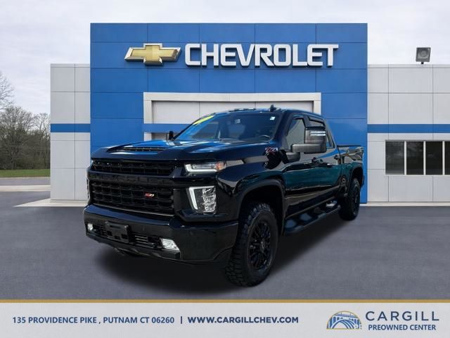Black 2021 Chevrolet Silverado 2500HD LT Crew Cab 4WD Pickup Truck Four-Wheel Drive 6-Speed Automatic