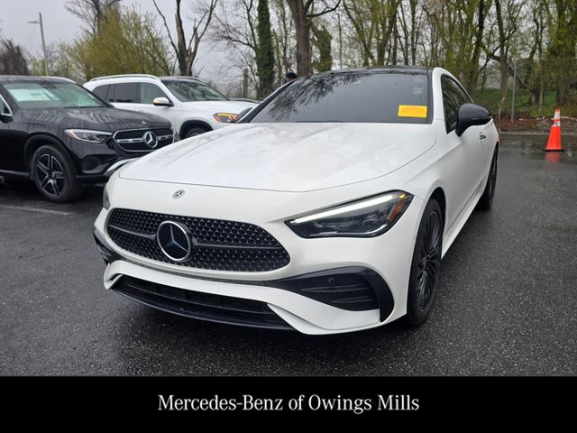 Polar White 2024 Mercedes-Benz CLE 300 4MATIC Coupe All-Wheel Drive Automatic