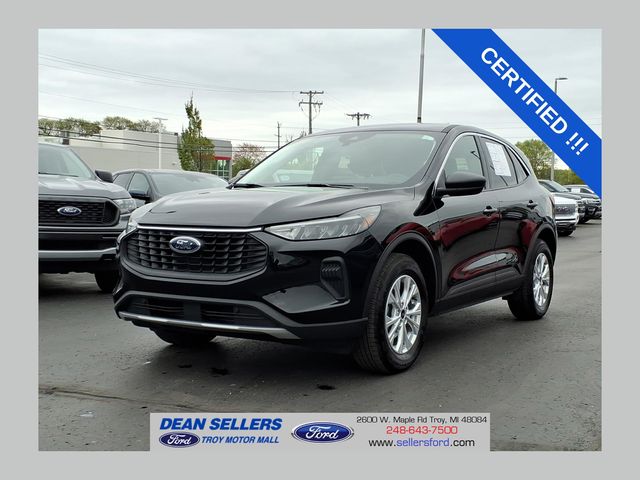 Agate Black Metallic 2024 Ford Escape SUV / Crossover All-Wheel Drive 8-Speed Automatic