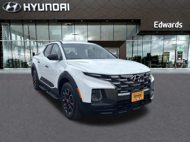 Atlas White 2024 Hyundai Santa Cruz Pickup Truck All-Wheel Drive Automatic