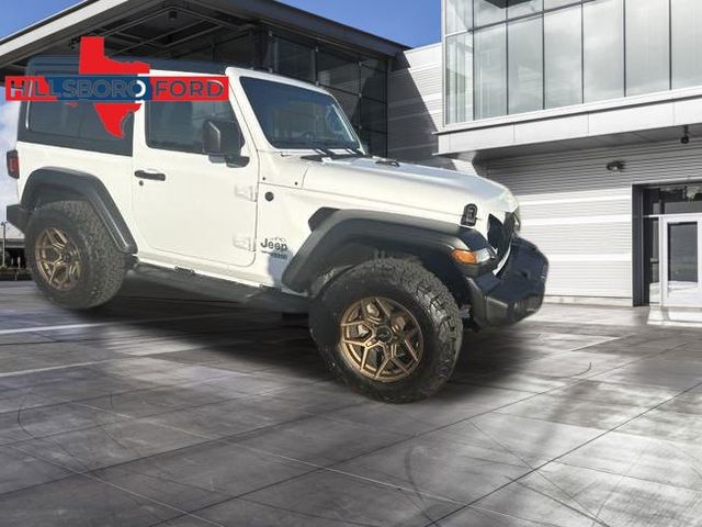 2020 Bright White Clearcoat Jeep Wrangler Sport S 4X4 SUV