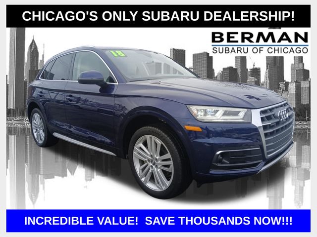 Blue Metallic 2018 Audi Q5 2.0 TFSI quattro Prestige SUV / Crossover All-Wheel Drive 7-Speed Automatic