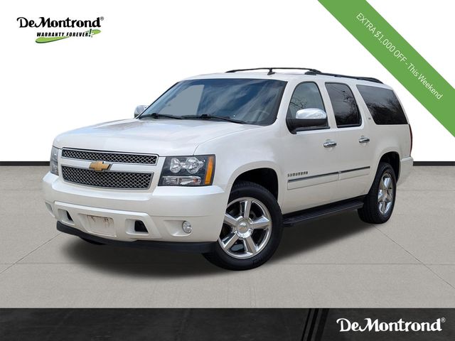 White Diamond Clearcoat 2014 Chevrolet Suburban 1500 LTZ RWD SUV / Crossover 4X2 6-Speed Automatic Overdrive