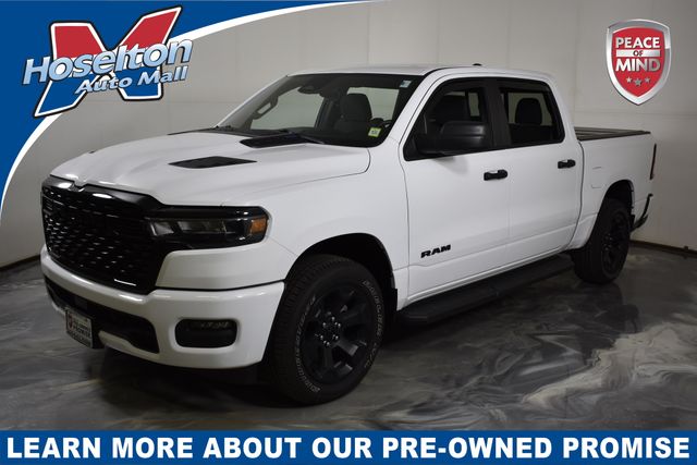 Bright White Clearcoat 2025 RAM 1500 Pickup Truck Four-Wheel Drive 8-Speed Automatic