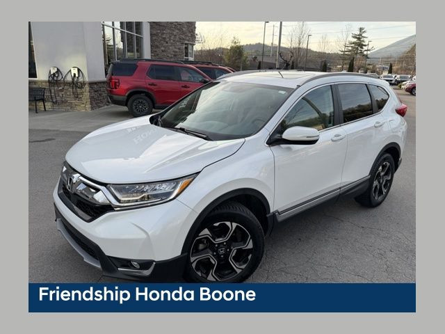 Platinum White Pearl 2019 Honda CR-V Touring AWD SUV / Crossover All-Wheel Drive Continuously Variable Transmission