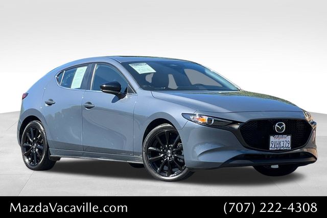 Polymetal Gray Metallic 2025 Mazda MAZDA3 2.5 S Carbon Edition Hatchback AWD Hatchback All-Wheel Drive 6-Speed Automatic
