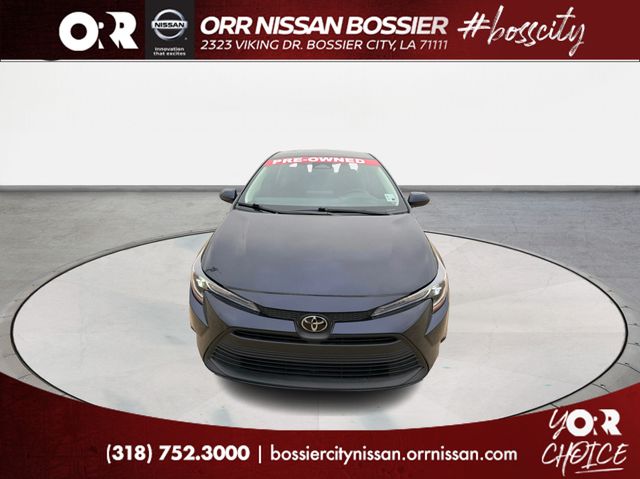 Blue 2024 Toyota Corolla LE FWD Sedan Front-Wheel Drive Continuously Variable Transmission