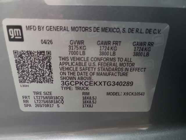 2026 – Chevrolet – Silverado 1500