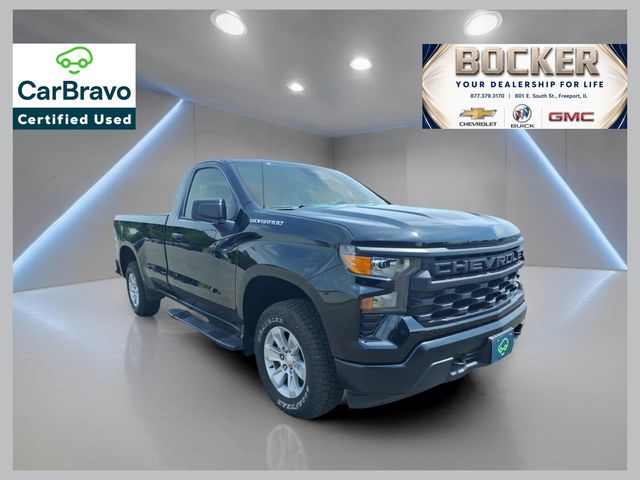 Black 2023 Chevrolet Silverado 1500 Pickup Truck Four-Wheel Drive 8-Speed Automatic