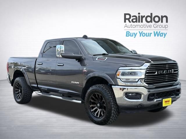 Gray (Granite Crystal Metallic Clearcoat) 2019 RAM 2500 Laramie Crew Cab 4WD Pickup Truck Four-Wheel Drive 6-Speed Automatic
