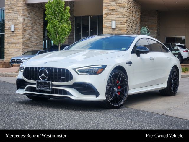MANUFAKTUR Diamond White Metallic 2022 Mercedes-Benz AMG GT Coupe All-Wheel Drive 9-Speed Automatic