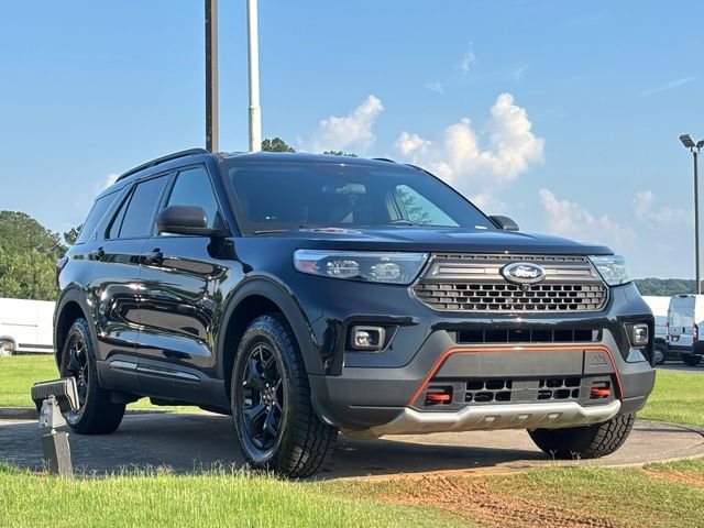 Black Metallic 2022 Ford Explorer Timberline AWD SUV / Crossover All-Wheel Drive Automatic