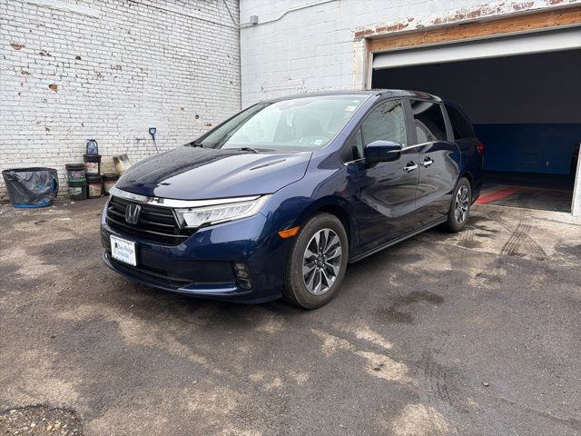 Black (Obsidian Blue Pearl) 2024 Honda Odyssey EX-L FWD Minivan Front-Wheel Drive Automatic