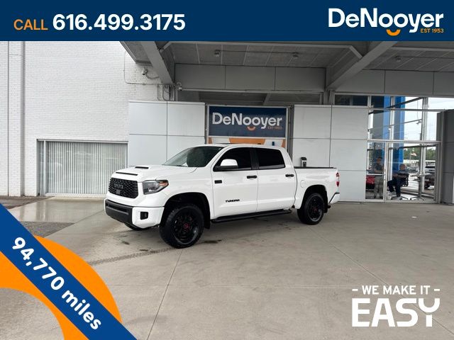 Super White 2020 Toyota Tundra Pickup Truck Four-Wheel Drive 6-Speed Automatic
