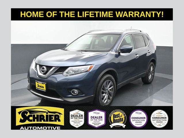 Arctic Blue Metallic 2016 Nissan Rogue SUV / Crossover All-Wheel Drive Continuously Variable Transmission