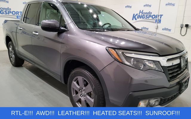 Gray (Modern Steel Metallic) 2020 Honda Ridgeline RTL-E AWD Pickup Truck All-Wheel Drive 9-Speed Automatic