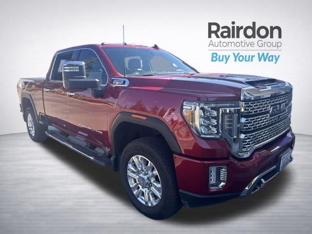 Red Quartz Tintcoat 2020 GMC Sierra 3500HD Denali Crew Cab 4WD Pickup Truck Four-Wheel Drive Automatic