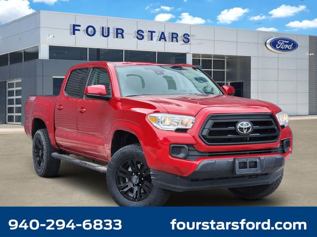 Barcelona Red Metallic 2022 Toyota Tacoma SR I4 Double Cab RWD Pickup Truck 4X2 6-Speed Automatic