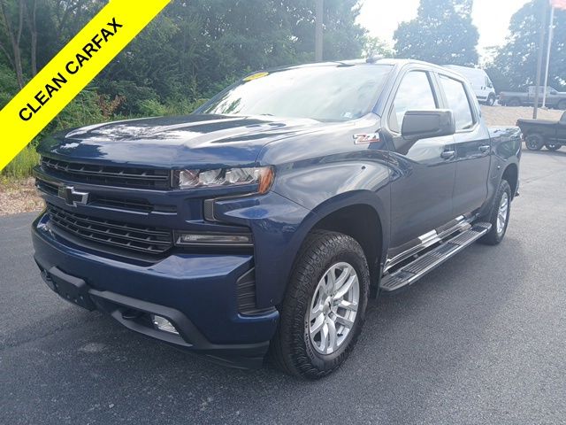 Northsky Blue Metallic 2020 Chevrolet Silverado 1500 Pickup Truck Four-Wheel Drive 8-Speed Automatic