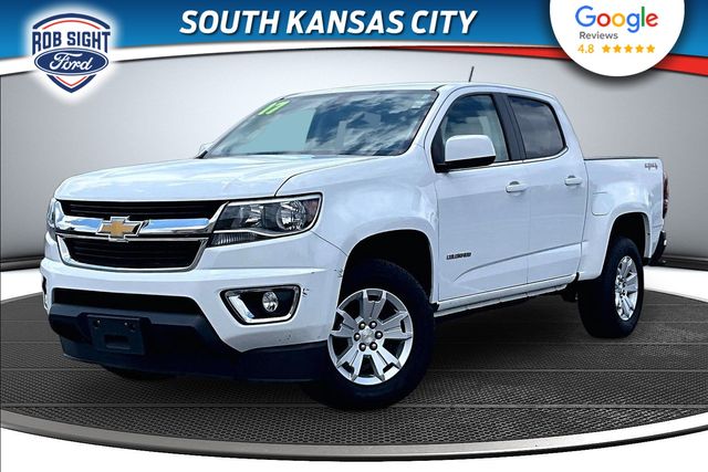 Summit White 2017 Chevrolet Colorado Pickup Truck Four-Wheel Drive 8-Speed Automatic
