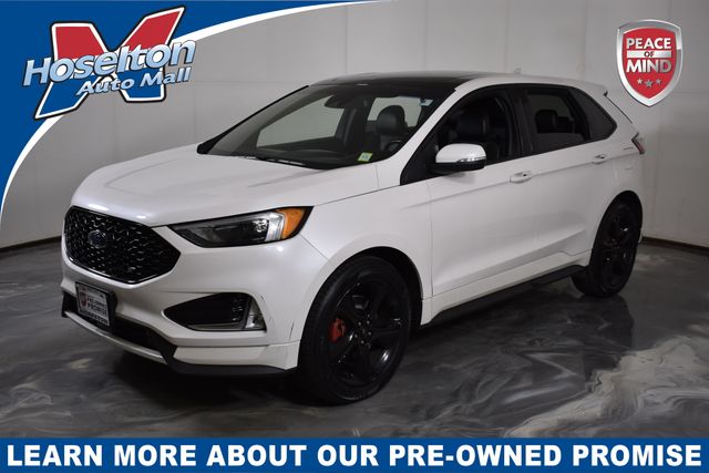 White Platinum Metallic Tri-Coat 2019 Ford Edge SUV / Crossover All-Wheel Drive 8-Speed Automatic