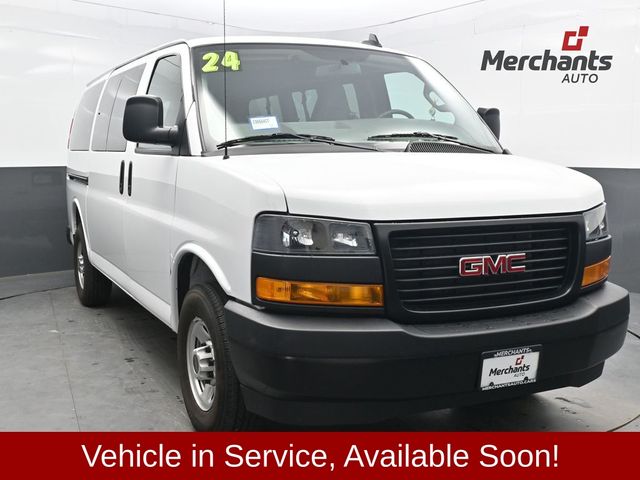 Summit White 2024 GMC Savana Van Rear-Wheel Drive 8-Speed Automatic Overdrive
