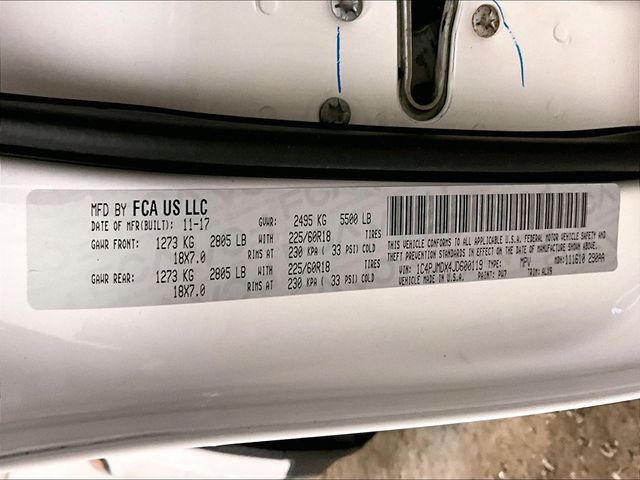 2018 Jeep Cherokee Limited White at South Hills CDJR