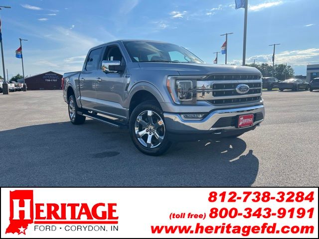Silver Metallic 2021 Ford F-150 Pickup Truck Four-Wheel Drive Automatic