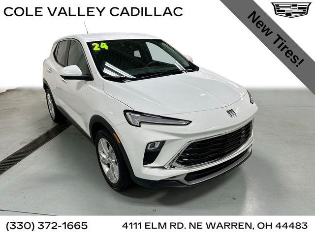 Summit White 2024 Buick Encore GX SUV / Crossover Front-Wheel Drive Continuously Variable Transmission