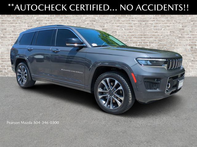Baltic Gray Metallic Clearcoat 2021 Jeep Grand Cherokee L Overland 4WD SUV / Crossover Four-Wheel Drive 8-Speed Automatic