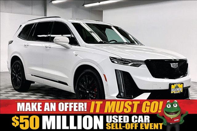 Crystal White Tricoat 2024 Cadillac XT6 SUV / Crossover Four-Wheel Drive 9-Speed Automatic
