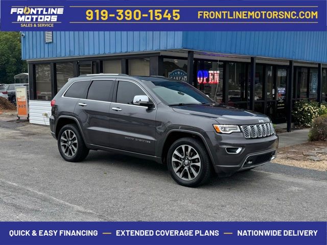 Gray (Granite Crystal Metallic Clearcoat) 2018 Jeep Grand Cherokee Overland SUV / Crossover 4X2 8-Speed Automatic