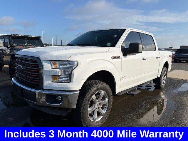Oxford White 2017 Ford F-150 XLT SuperCrew 4WD Pickup Truck Four-Wheel Drive Automatic