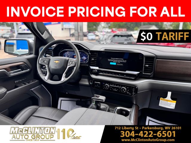 2025 Black Chevrolet Silverado 1500 High Country 4X4 Truck