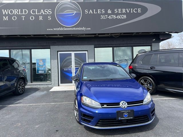 Lapiz Blue Metallic 2017 Volkswagen Golf R 4-Door AWD with DCC and Navigation Hatchback All-Wheel Drive 6-Speed Dual Clutch