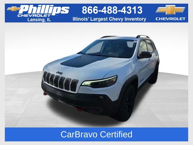 Bright White Clearcoat 2022 Jeep Cherokee Trailhawk 4WD SUV / Crossover Four-Wheel Drive 9-Speed Automatic