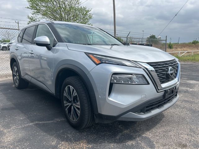 Brilliant Silver Metallic 2023 Nissan Rogue SV AWD SUV / Crossover All-Wheel Drive Continuously Variable Transmission