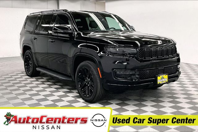 Diamond Black Crystal Pearlcoat 2024 Jeep Wagoneer Carbide 4WD SUV / Crossover Four-Wheel Drive 8-Speed Automatic