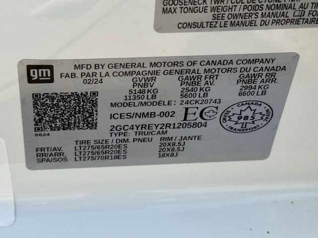 2024 Chevrolet Silverado 2500HD High Country White at DeMontrond Auto Country