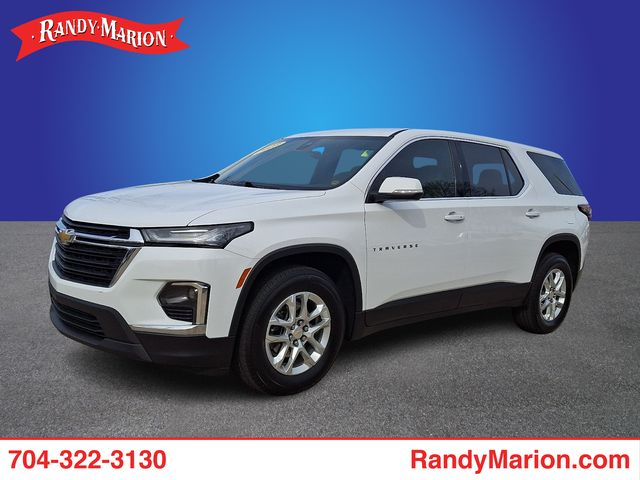 Summit White 2023 Chevrolet Traverse LS FWD SUV / Crossover Front-Wheel Drive 9-Speed Automatic
