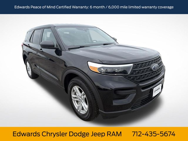 Black Metallic 2023 Ford Explorer SUV / Crossover All-Wheel Drive Automatic