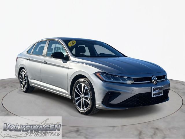 Pyrite Silver Metallic 2025 Volkswagen Jetta Sport FWD Sedan Front-Wheel Drive 8-Speed Automatic