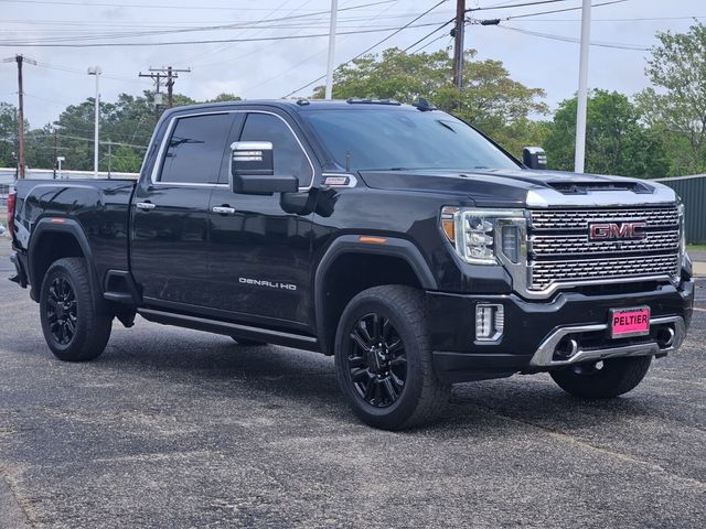 Black (Ebony Twilight Metallic) 2021 GMC Sierra 2500HD Denali Crew Cab 4WD Pickup Truck Four-Wheel Drive Automatic